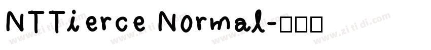 NTTierce Normal字体转换